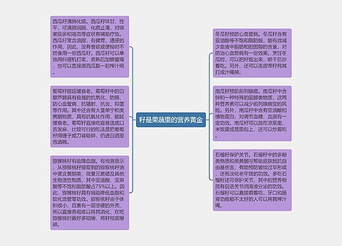 籽是果蔬里的营养黄金