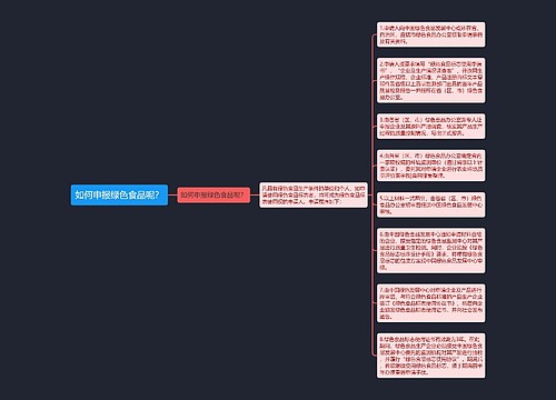 如何申报绿色食品呢？