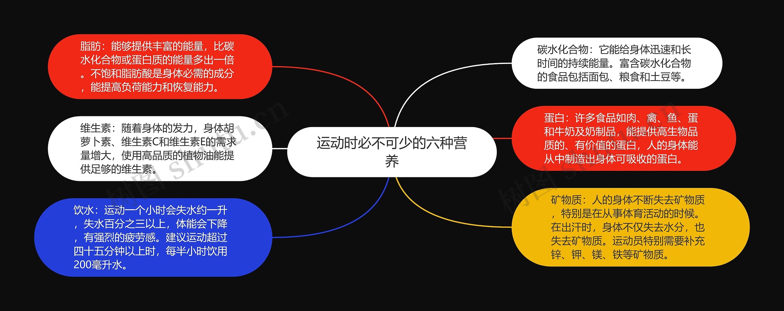 运动时必不可少的六种营养