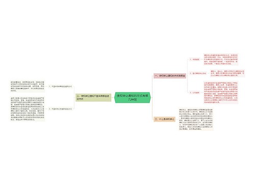 债权转让通知的方式有哪几种呢