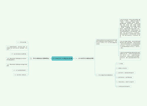 2018年农村大病救助政策