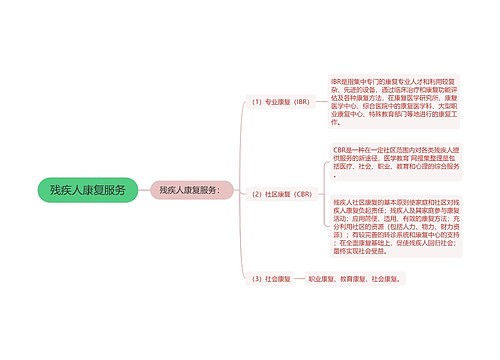 残疾人康复服务