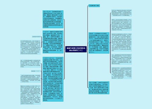 健康专家提示百姓预防流感必须做到三个三