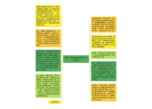 维权之路艰难暴露医疗机制短板