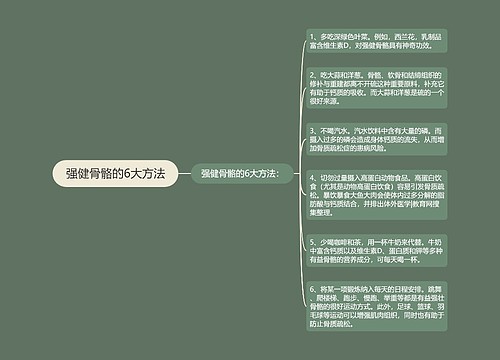 强健骨骼的6大方法