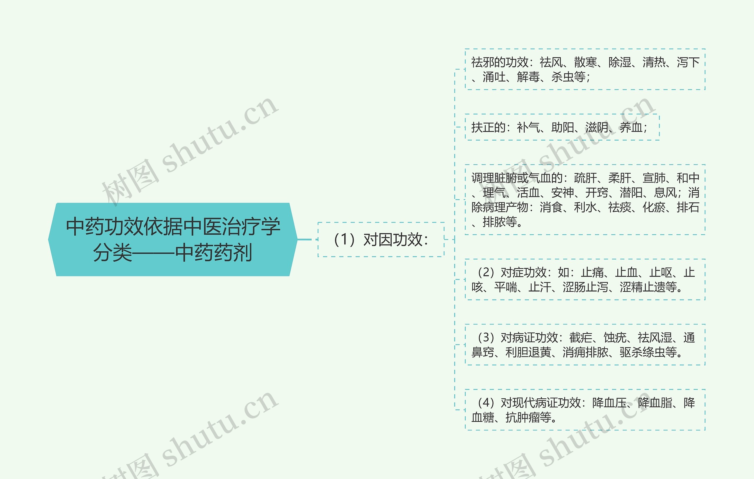 中药功效依据中医治疗学分类——中药药剂