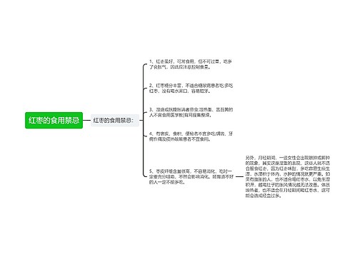 红枣的食用禁忌