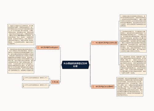 未办理债权质押登记怎样处理