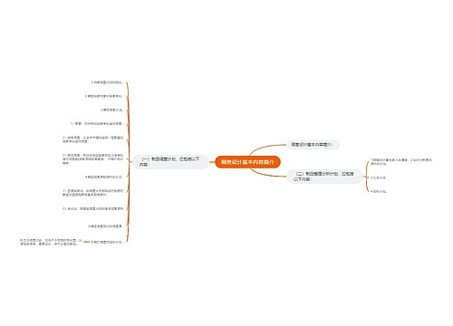 调查设计基本内容简介