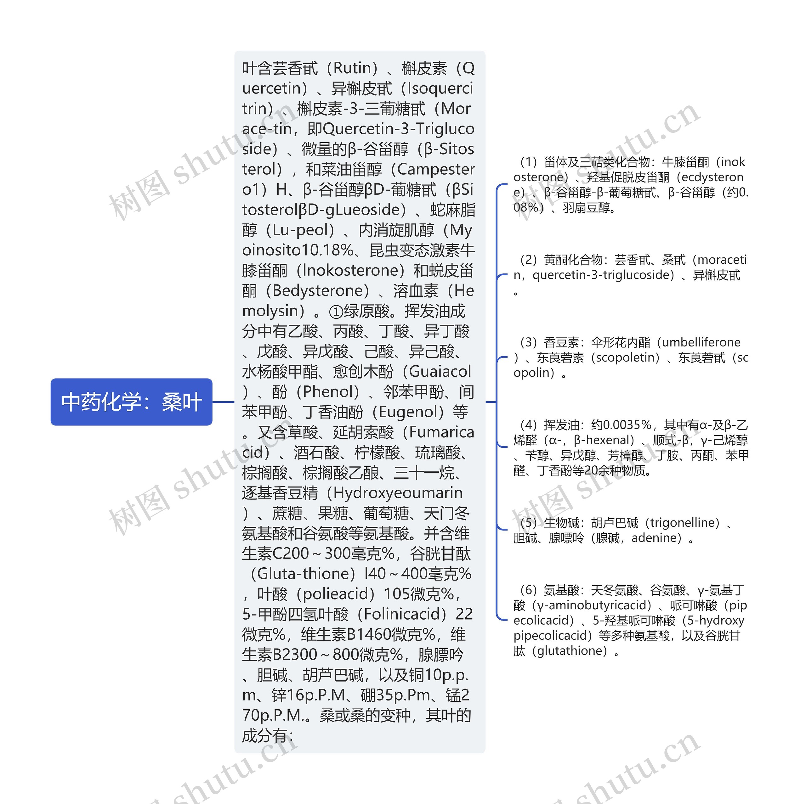 中药化学:桑叶 中药化学:桑叶