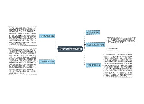 住宅的卫生管理和监督