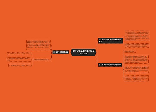 银行贷款基准利率转换是什么意思