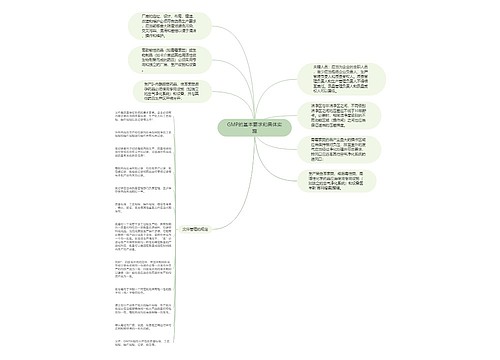 GMP的基本要求和具体实施