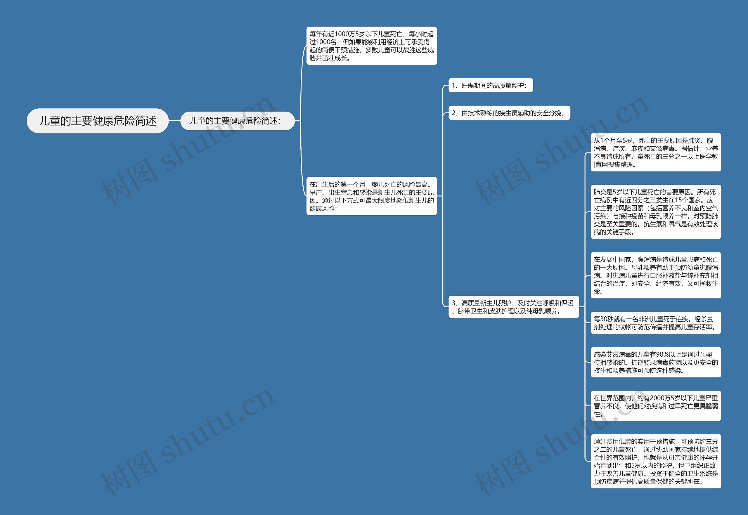 儿童的主要健康危险简述 儿童的主要健康危险简述