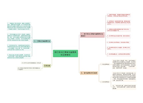 银行承兑汇票背书盖章具体注意事项