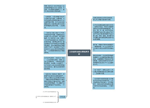 欠条债权也能办理抵押贷款