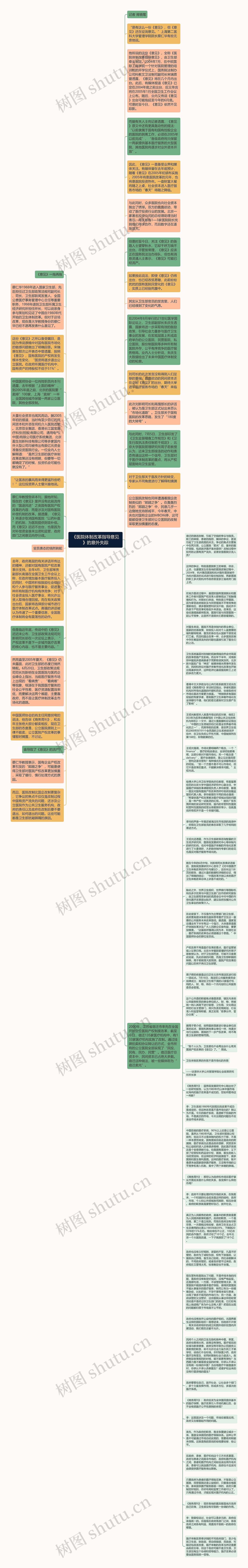 《医院体制改革指导意见》的意外失踪