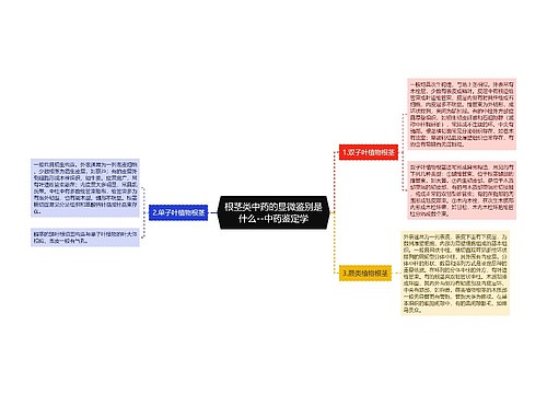 根茎类中药的显微鉴别是什么--中药鉴定学