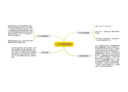 什么是碱基替换