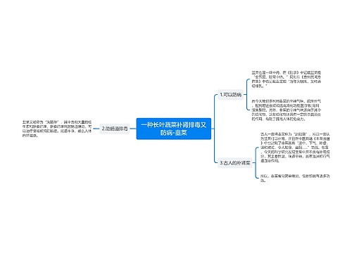 一种长叶蔬菜补肾排毒又防病-韭菜