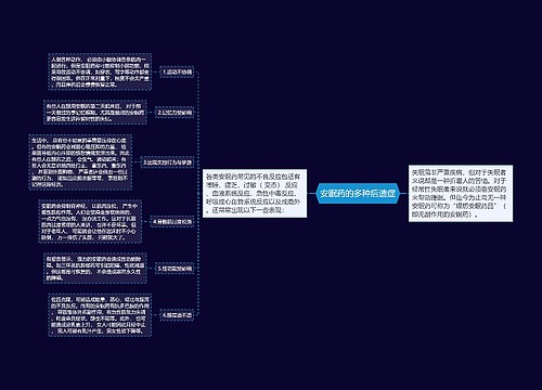 安眠药的多种后遗症