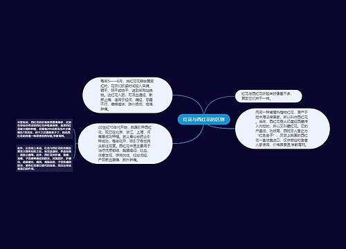 红花与西红花的区别