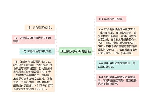 Ⅱ型糖尿病预防措施