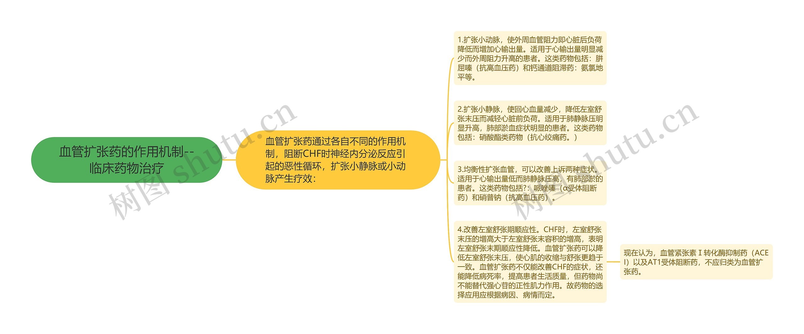 血管扩张药的作用机制--临床药物治疗