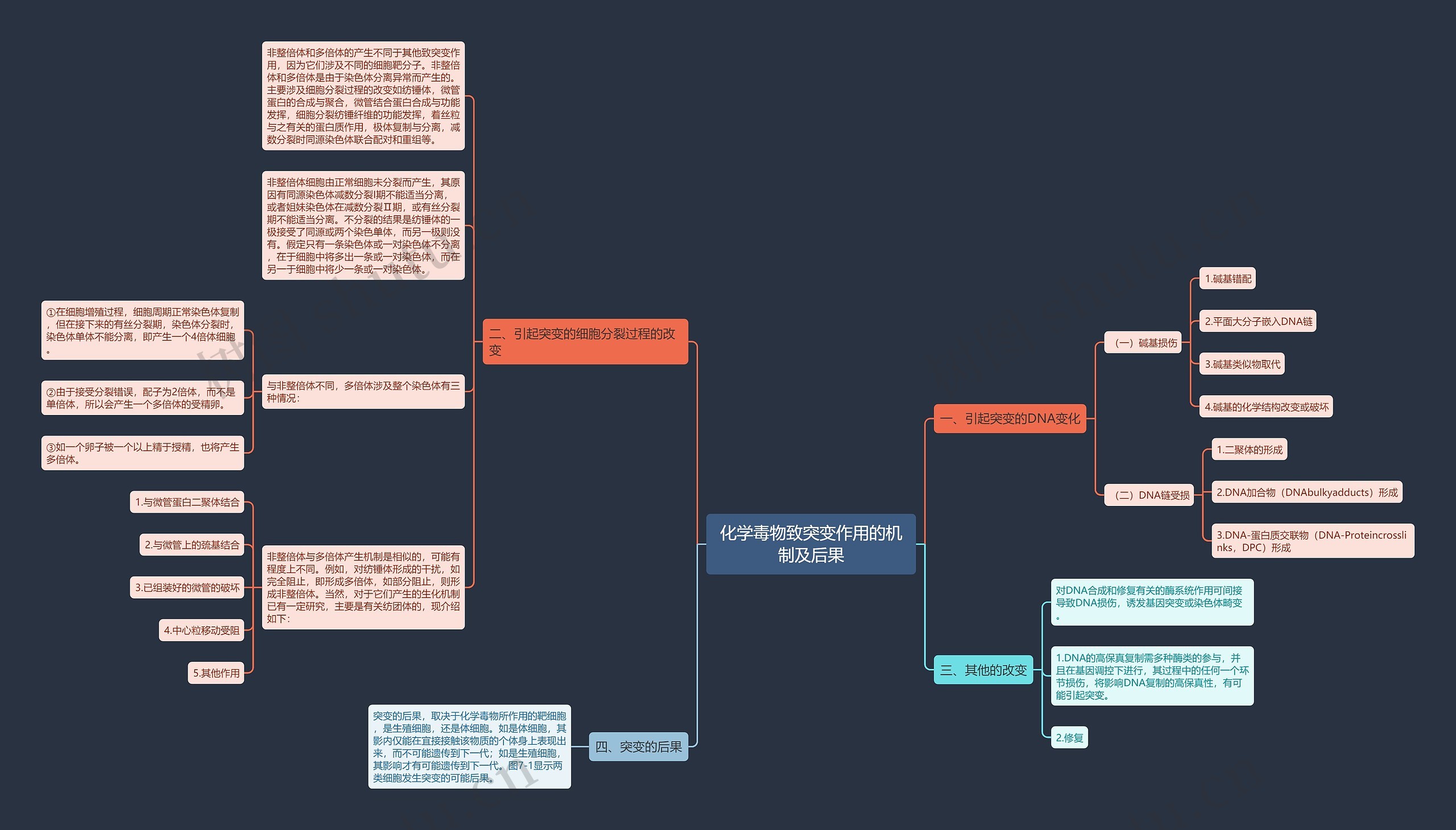 化学毒物致突变作用的机制及后果 化学毒物致突变作用的机制及后果