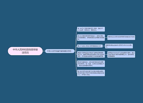 中华人民共和国母婴保健法总则