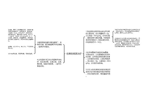 伤寒的病原治疗