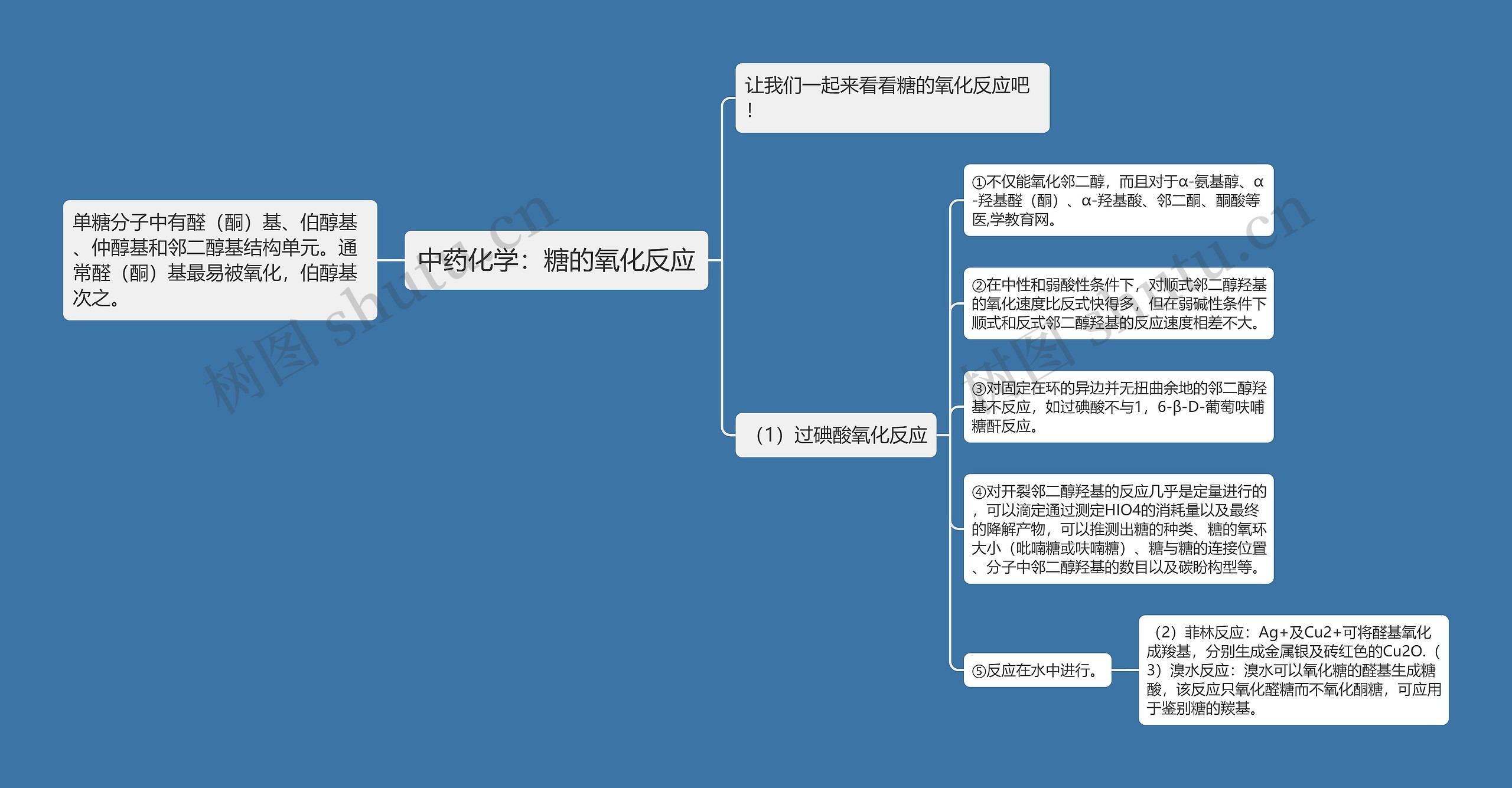 中药化学：糖的氧化反应