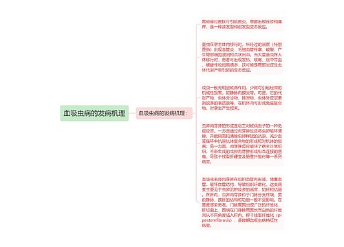 血吸虫病的发病机理