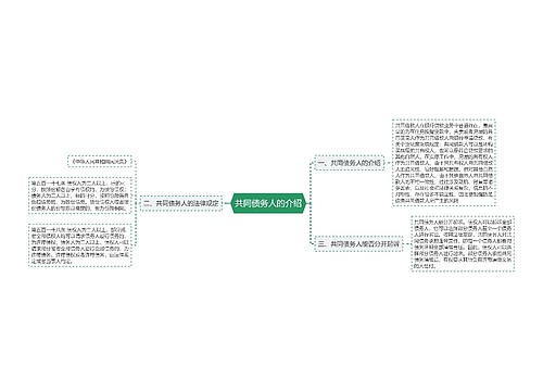 共同债务人的介绍