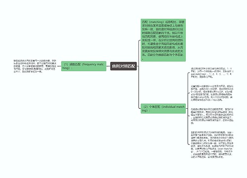 病例|对照匹配