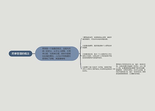 药事管理的概念