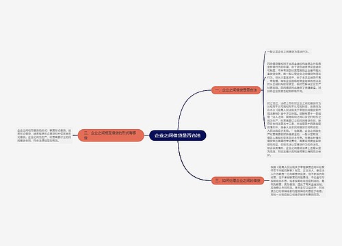 企业之间借贷是否合法