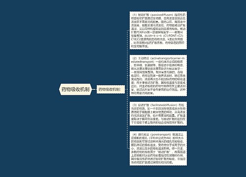 药物吸收机制