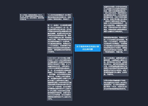 关于借款利率及利息计算的法律问题