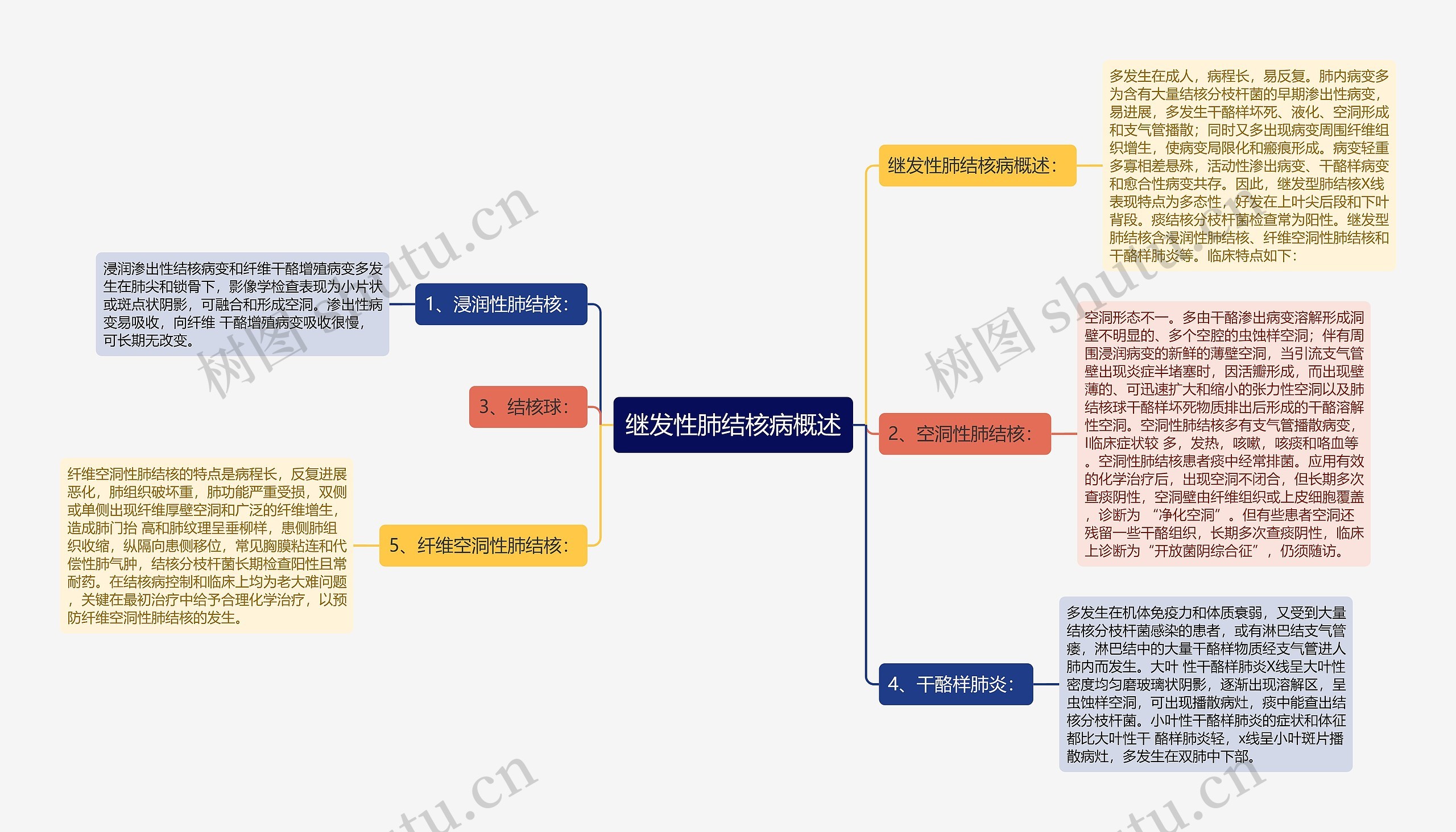 继发性肺结核病概述