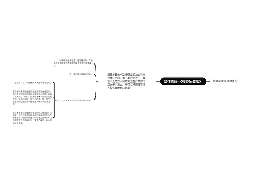 法律责任-《母婴保健法》