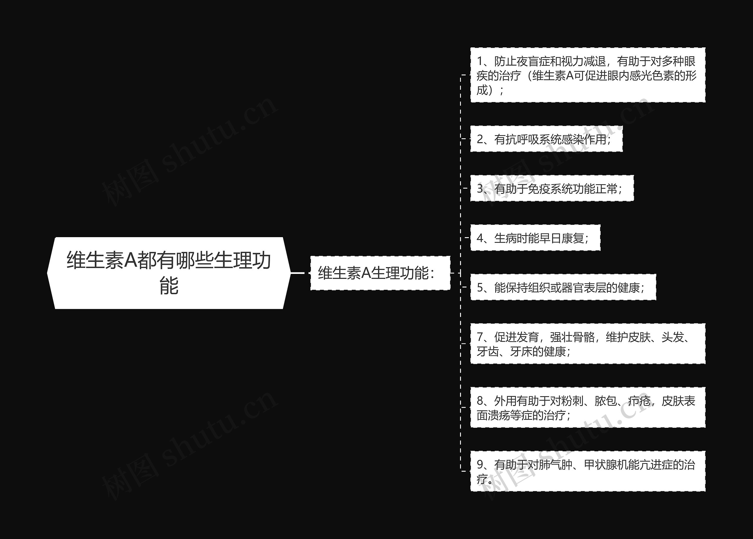 维生素A都有哪些生理功能