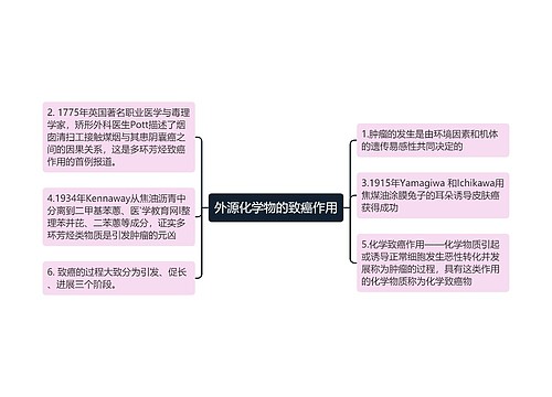 外源化学物的致癌作用