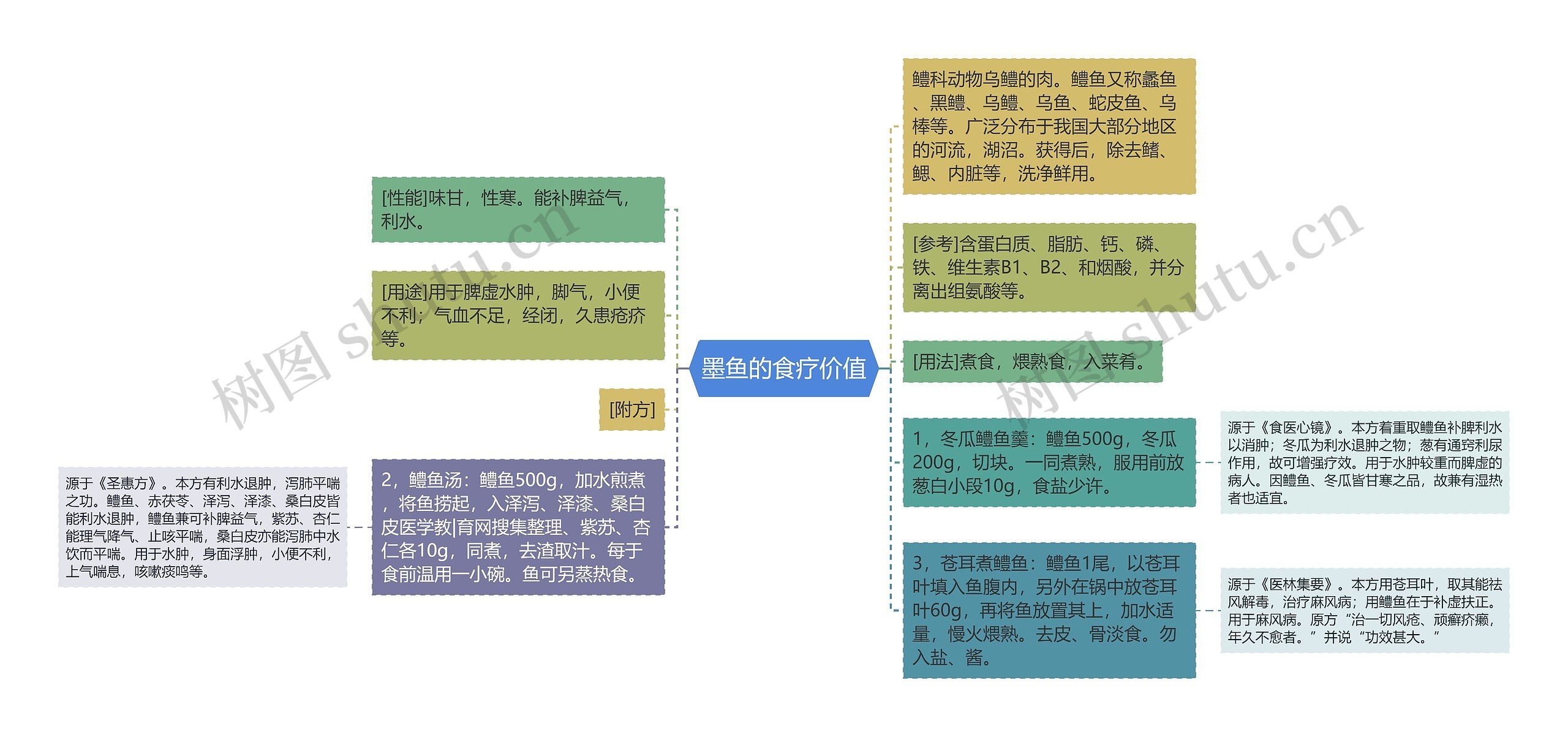 墨鱼的食疗价值