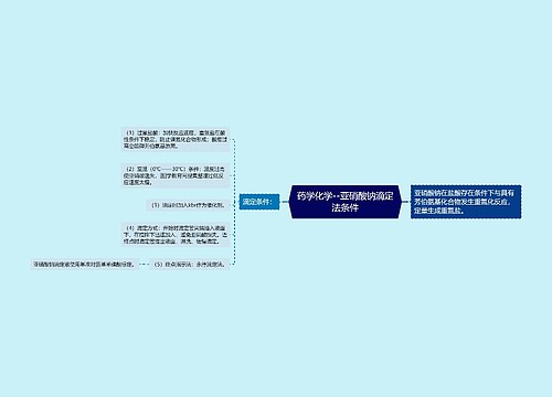 药学化学--亚硝酸钠滴定法条件