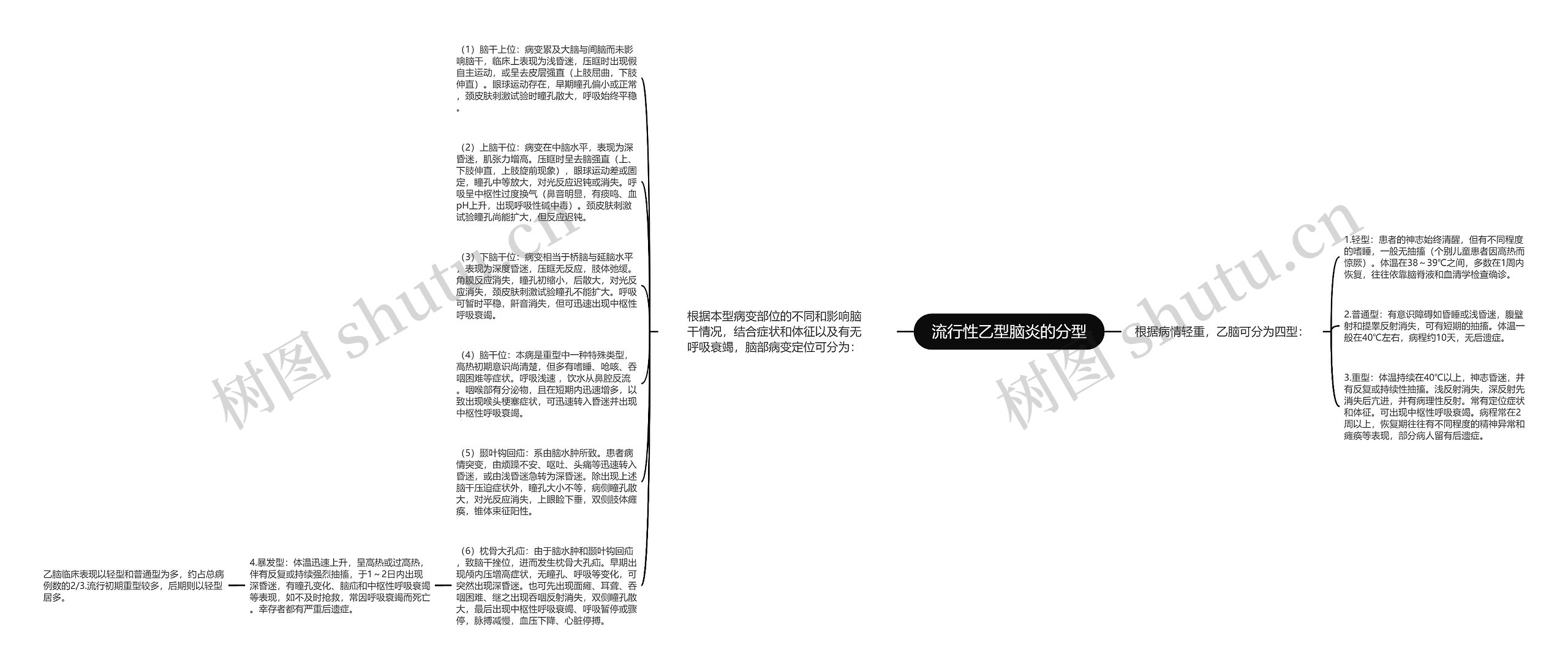 流行性乙型脑炎的分型