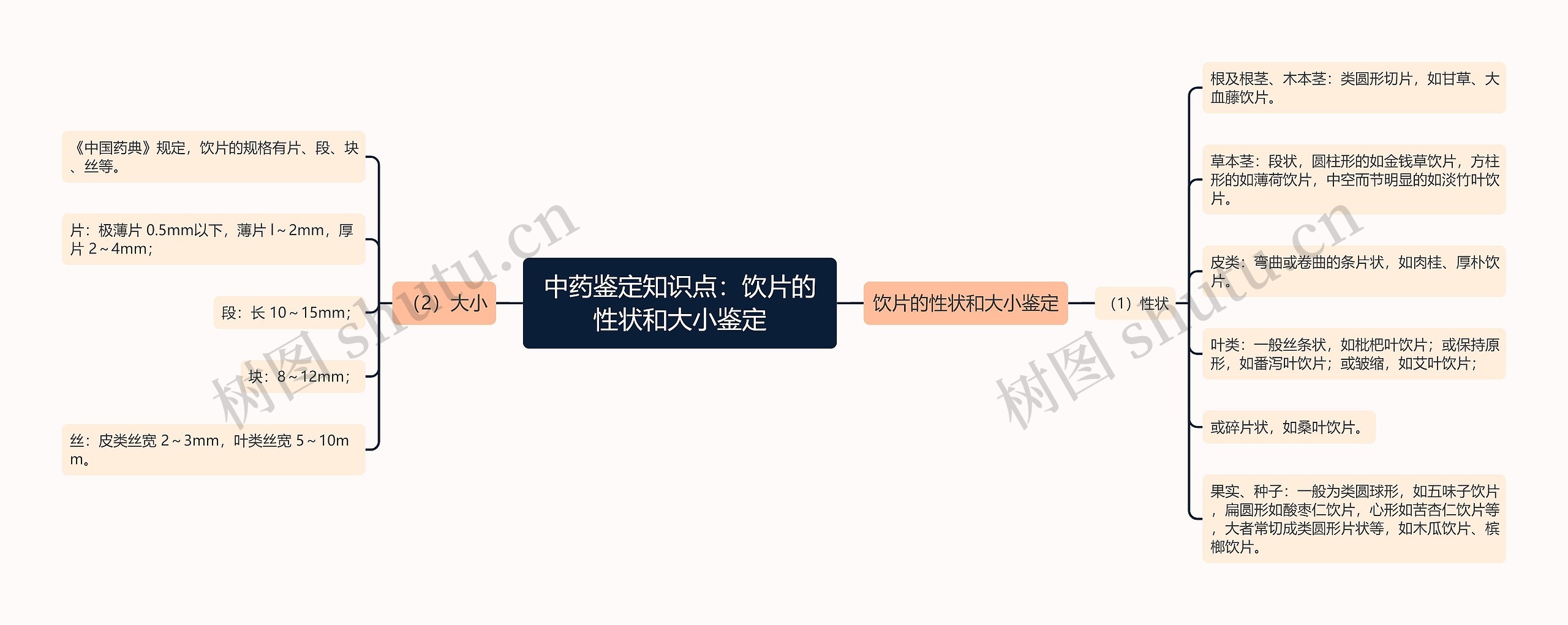 中药鉴定知识点:饮片的性状和大小鉴定 中药鉴定知识点:饮片的性状和大小鉴定