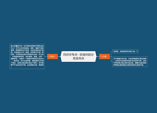 药剂学考点--软膏剂的分类及特点