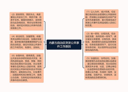 内蒙古自治区突发公共事件工作原则