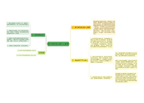 银行债权转让是什么意思